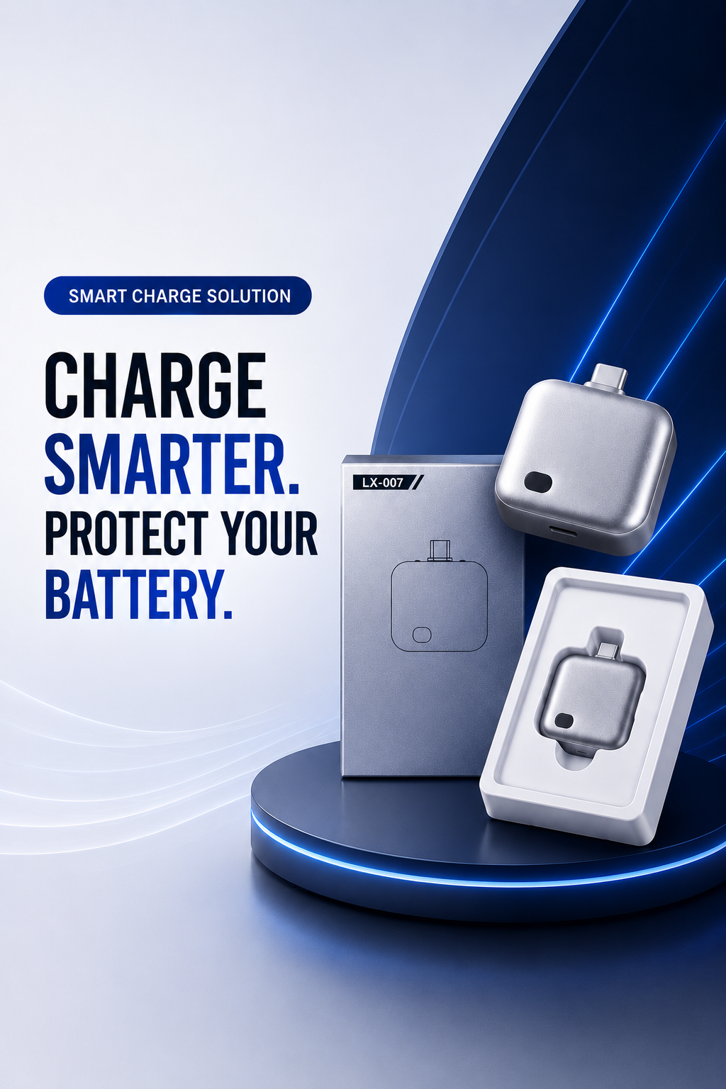 LX-007 Automatic Full Charge Disconnect Device For Mobile Phones And Smart Devices ~ Type-C
